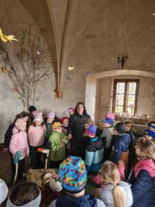 🐣🌷Velikonoční výstava na zámku-3.A🐥